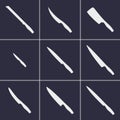 Knives icons