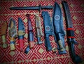 Knives machette sharp tools steel indonesian exotic golok woods blacksmith antlers deer