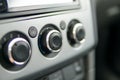 Car Interior Knobs Royalty Free Stock Photo