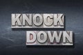 Knock down den