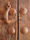 Knocker wooden door