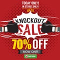 Knockout Sale Promotion.