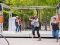 Knoebels is a free-admission amusement park for families. Royalty Free Stock Photo