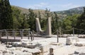 Knossos Palace is an architectural object of the Minoan era Royalty Free Stock Photo