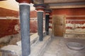 Knossos Palace is an architectural object of the Minoan era Royalty Free Stock Photo