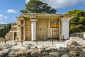 Knossos palace. Crete, Greece Royalty Free Stock Photo