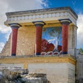 Knossos palace. Crete, Greece.