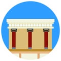 Knossos palace at Crete, Greece. Travel concept