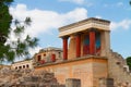 Knossos palace at Crete, Greece Royalty Free Stock Photo