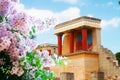 Knossos palace at Crete, Greece Royalty Free Stock Photo