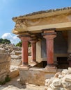 Knossos Palace - North Lustral Basin Royalty Free Stock Photo