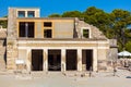 Knossos Palace Ruins, Heraklion Crete Royalty Free Stock Photo