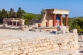 Knossos Palace Ruins, Heraklion Crete Royalty Free Stock Photo