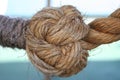 Knot on a boat Royalty Free Stock Photo