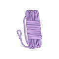 knot cord rope cartoon vector illustration Royalty Free Stock Photo