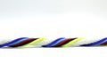 Knot of multicolored ropes