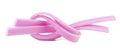 Knot from pink foam rubber Royalty Free Stock Photo