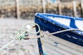 Knot on Red White Boat