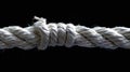 The knot in the rope.AI generated image Royalty Free Stock Photo