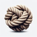 knot rope breaking isolated break - ai generated Royalty Free Stock Photo