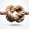 knot rope breaking isolated break - ai generated Royalty Free Stock Photo