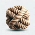 knot rope breaking isolated break - ai generated Royalty Free Stock Photo