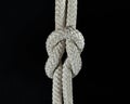 Knot on a rope Royalty Free Stock Photo