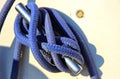 Knot on a sail boat Royalty Free Stock Photo