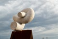 The Knot sculpture known also as the Migration Summit Monument at Castille Square near the Auberge de Castille