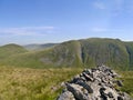 By wall looking over to The Knott, Lake District