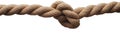 Knotted Rope Isolated on White Background Royalty Free Stock Photo