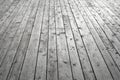 Knotty wooden floor