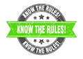 know the rules stamp