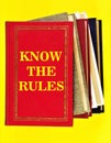 Know the rules. The text of the inscription in the book of the textbook.