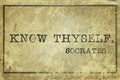 Know thyself Royalty Free Stock Photo