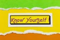 Know yourself self worth discover knowledge wisdom individual personality