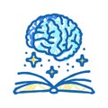 knowledge book succes challenge icon doodle illustration