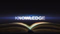 Knowledge comes from textbooks. Where does knowledge come from