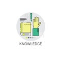 Knowledge Elearning Education Online Icon