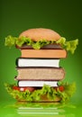 Knowledge fast food Royalty Free Stock Photo