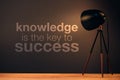 Knowledge is the key to success