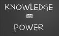 Knowledge is power Royalty Free Stock Photo