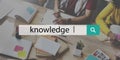 Knowledge Power Education Career Insight Concept Royalty Free Stock Photo