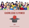 Knowledge Is Power Education Graduation Successful Concept