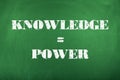 Knowledge is Power Royalty Free Stock Photo