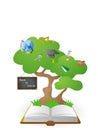 Knowledge tree from book Royalty Free Stock Photo