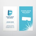 Knowledge Welders Education Abstract Vector Royalty Free Stock Photo