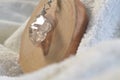 herkimer diamond pendant. Natural Herkimer Daimond Quartz Pendant.