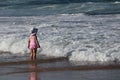 Cronulla Beach-The child faced the sea