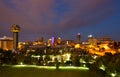 Knoxville at Night Royalty Free Stock Photo